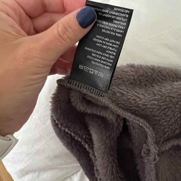 Urban Outfitters Angela Fleece cropped quarter half zip gray s uo - Picture 8 of 11